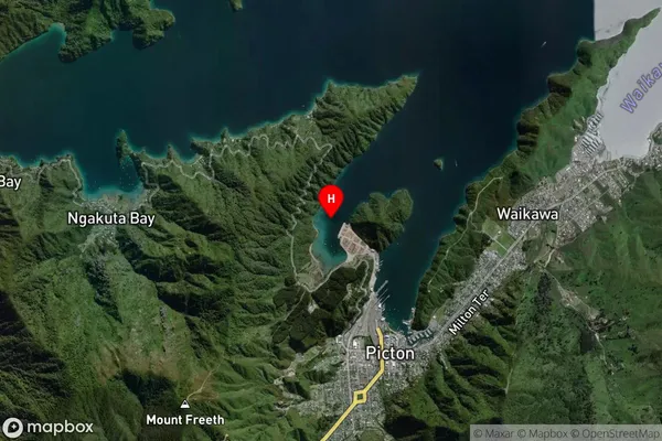 Shakespeare Bay,Marlborough Satellite Map