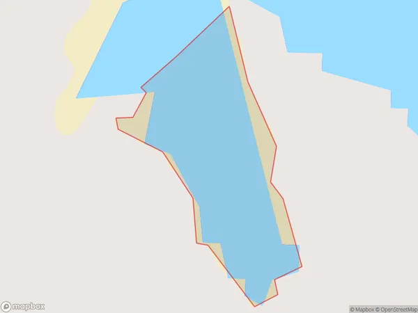 Shand Bay, Southland Polygon Area Map