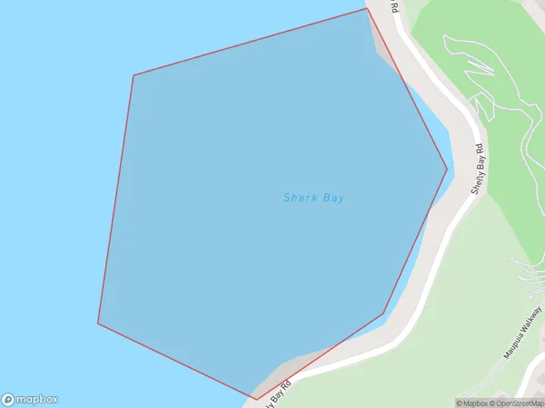 Shark Bay, Wellington Polygon Area Map