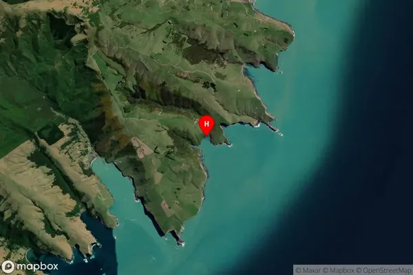 Shell Bay,Canterbury Satellite Map