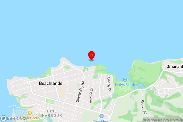 Shelly Bay,Auckland Area Map