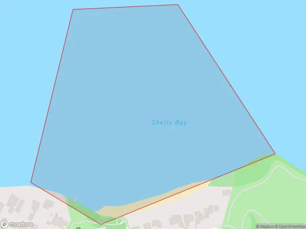 Shelly Bay, Auckland Polygon Area Map