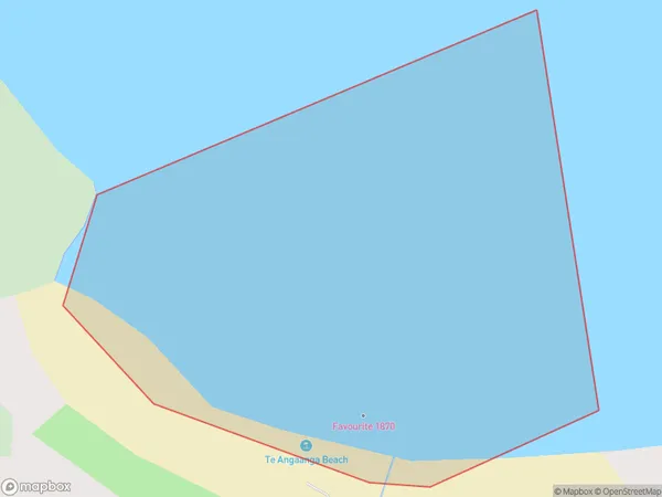 Te Kohanga / Shipwreck Bay, Northland Polygon Area Map