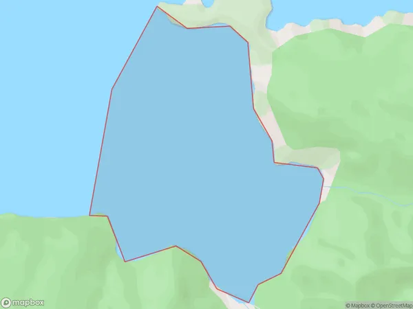 Smoothwater Bay, Otago Polygon Area Map