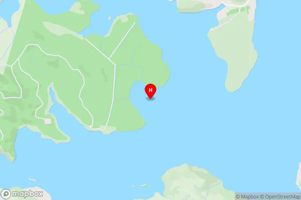 Snipe Bay,Northland Area Map