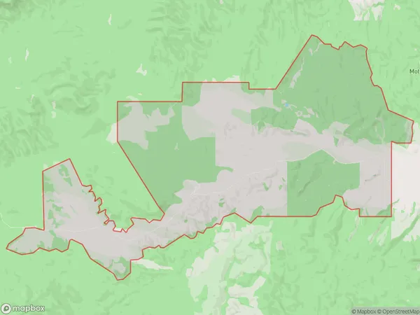 Lillburn, Southland Polygon Area Map