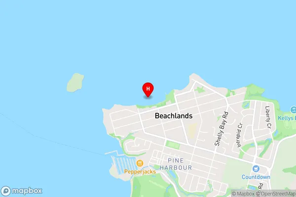 Sunkist Bay,Auckland Area Map