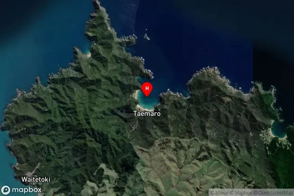 Taemaro Bay,Northland Satellite Map