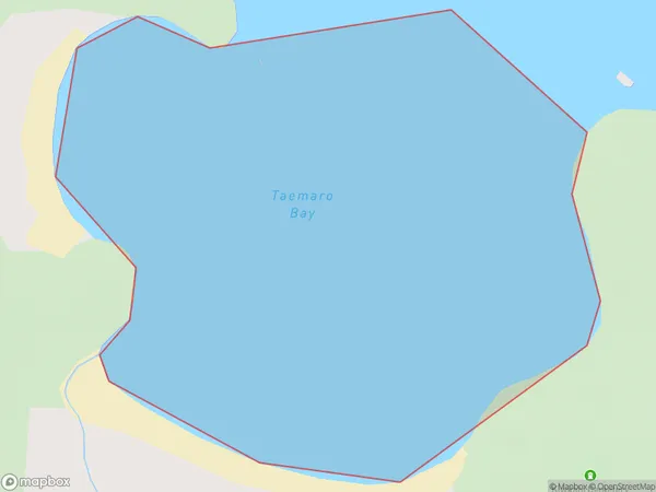 Taemaro Bay, Northland Polygon Area Map