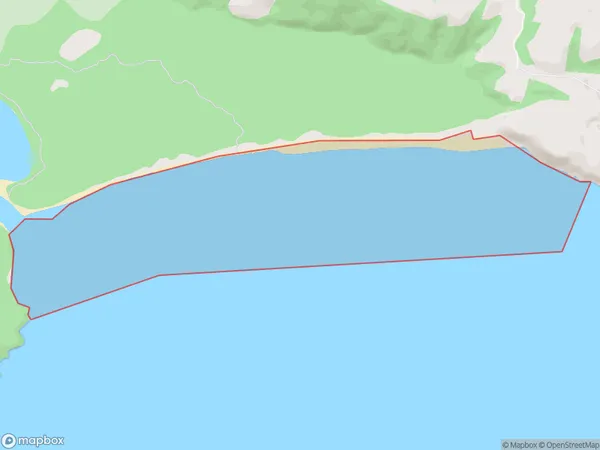 Tahakopa Bay, Otago Polygon Area Map
