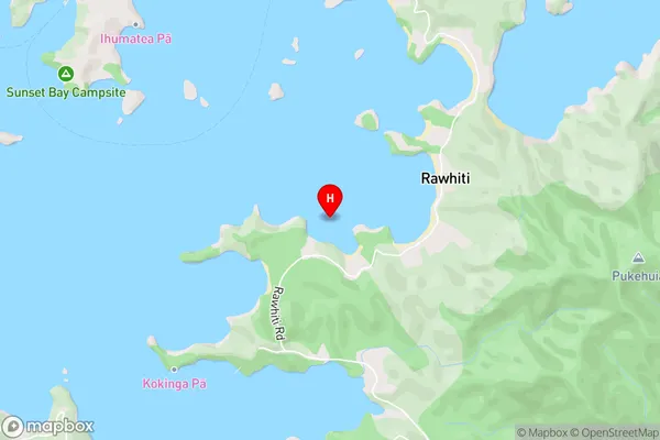 Taiharuru Bay,Northland Area Map