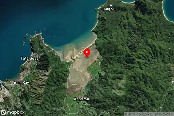 Takapou Bay,Tasman Satellite Map