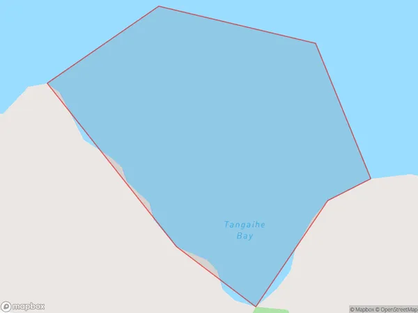 Tangaihe Bay, Gisborne Polygon Area Map