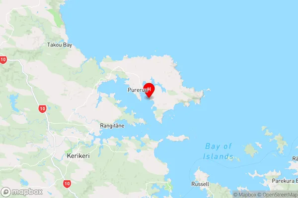 Tangitu Bay,Northland Region Map