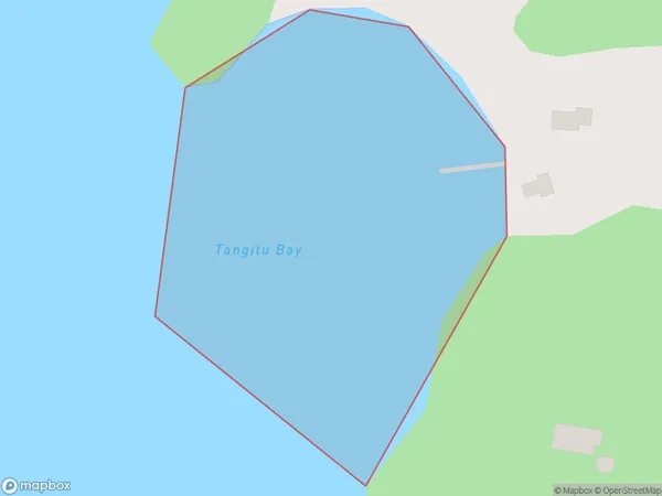 Tangitu Bay, Northland Polygon Area Map