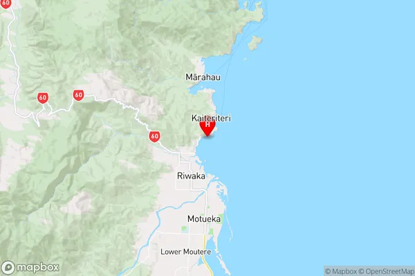 Tapu Bay,Tasman Region Map