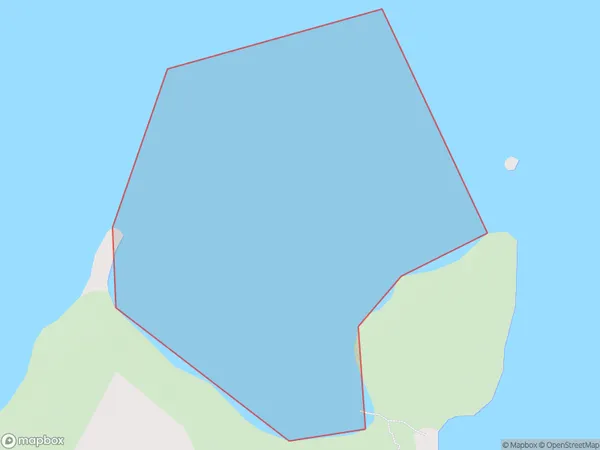 Taronui Bay, Otago Polygon Area Map