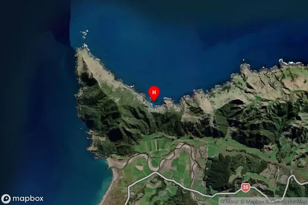 Taungawaka Bay,Bay of Plenty Satellite Map