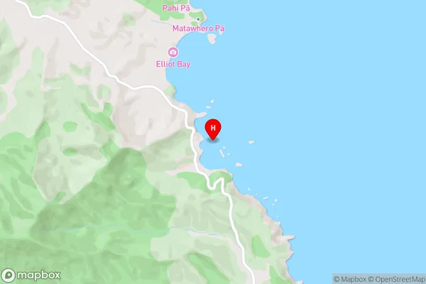 Taupiri Bay,Northland Area Map