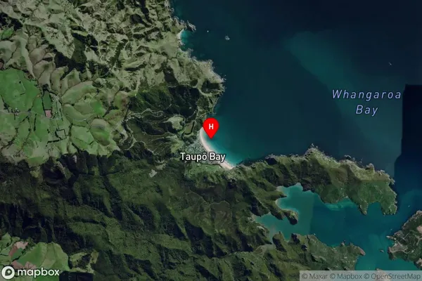 Taupo Bay / West Bay,Northland Satellite Map