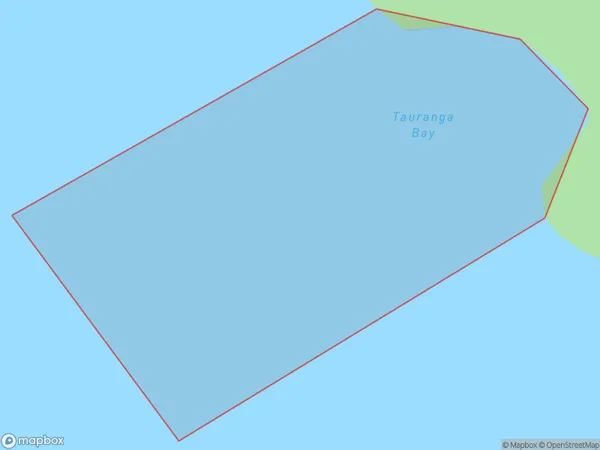Tauranga Bay, Marlborough Polygon Area Map