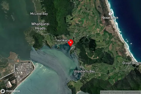 Taurikura Bay,Northland Satellite Map