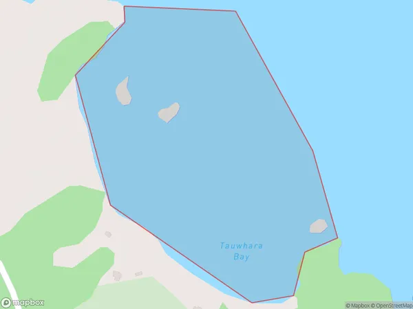 Tauwhara Bay, Northland Polygon Area Map