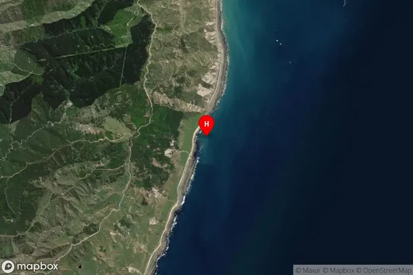Tawapata Bay,Hawke's Bay Satellite Map