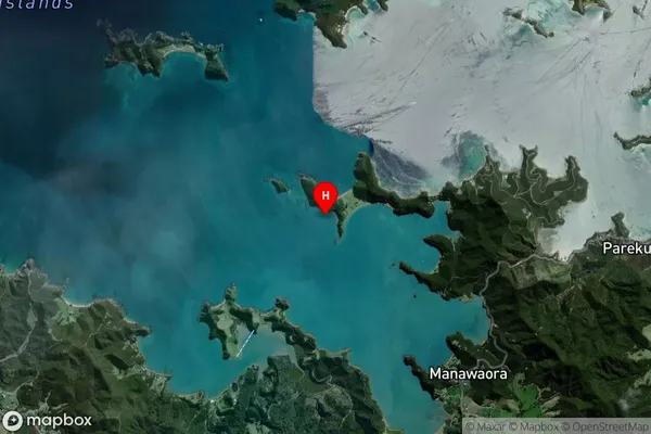 Te Angamate Bay,Northland Satellite Map