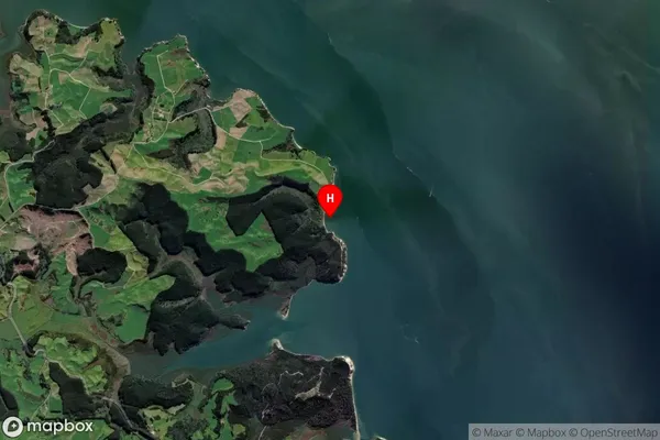 Te Hakono Bay,Northland Satellite Map