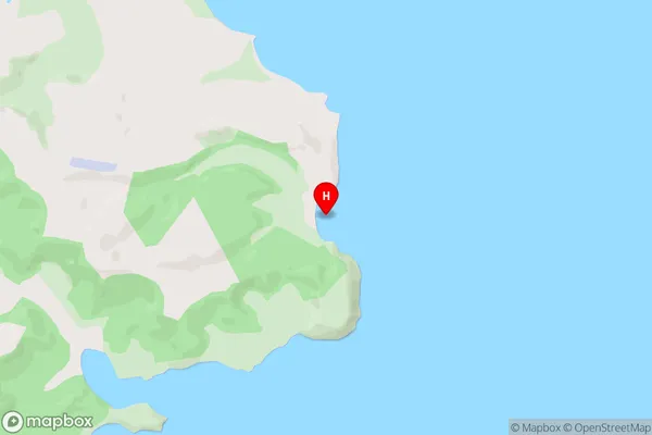 Te Hakono Bay,Northland Area Map