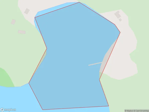 Te Hue Bay, Northland Polygon Area Map