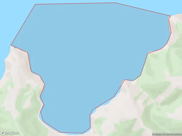 Te Ikaamaru Bay, Wellington Polygon Area Map