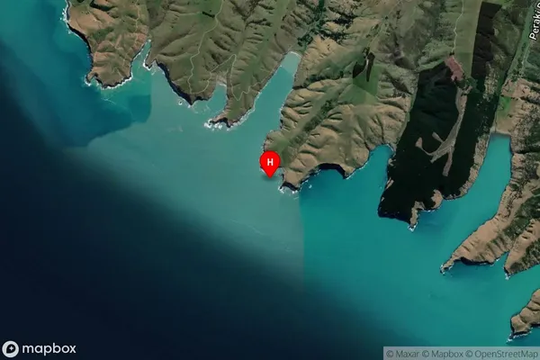 Te Kaio Bay,Canterbury Satellite Map