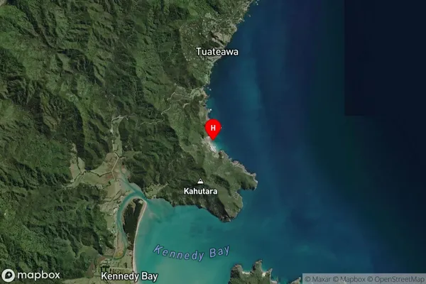 Te Kapoai Bay,Waikato Satellite Map