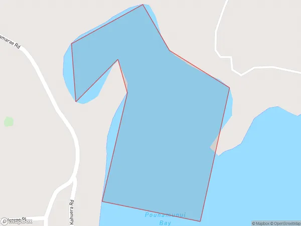 Te Karaka Bay, Bay of Plenty Polygon Area Map