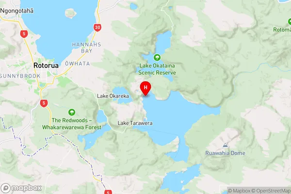 Te Karamea Bay,Bay of Plenty Region Map
