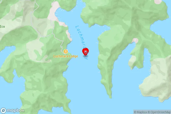 Lochmara Bay,Marlborough Area Map