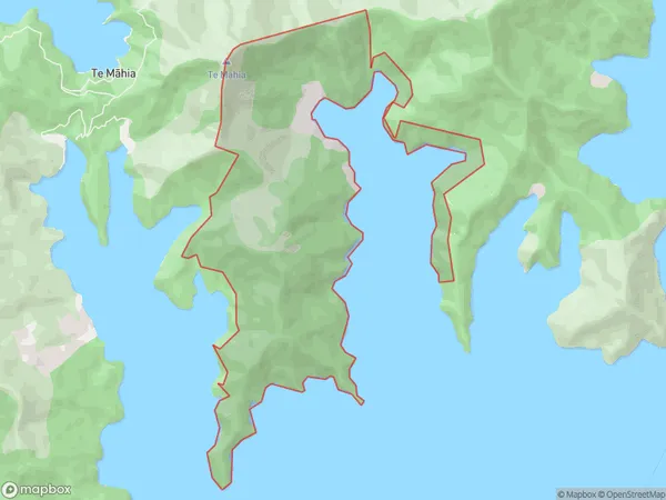 Lochmara Bay, Marlborough Polygon Area Map