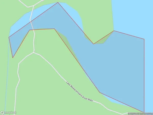 Te Korokoroowhaitiri Bay, Hawke's Bay Polygon Area Map