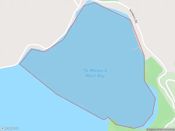 Te Matau a Maui Bay, Marlborough Polygon Area Map