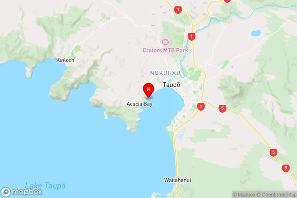 Te Moenga Bay,Waikato Region Map