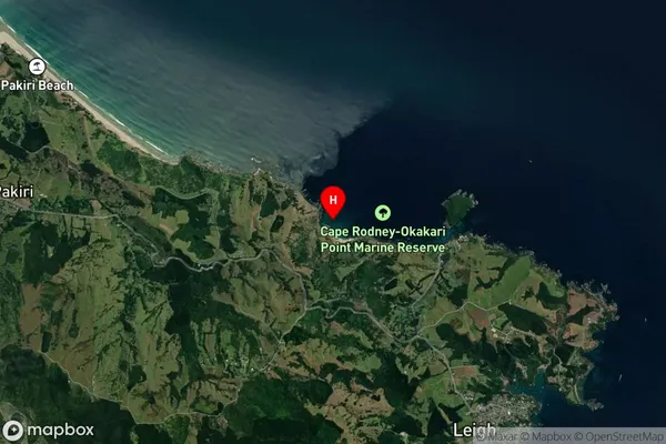 Te Rere Bay,Auckland Satellite Map