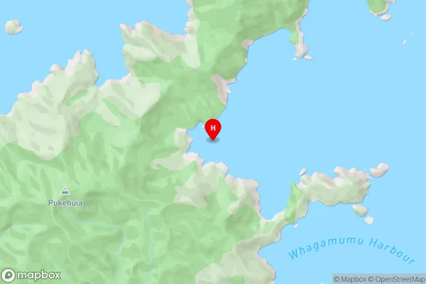 Te Toroa Bay,Northland Area Map