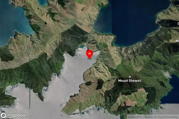 Te Towaka Bay / Burnside Bay,Marlborough Satellite Map