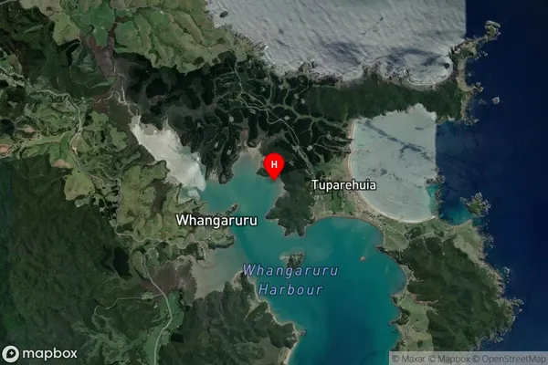 Te Waite Bay,Northland Satellite Map