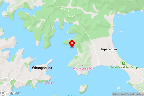 Te Waite Bay,Northland Area Map