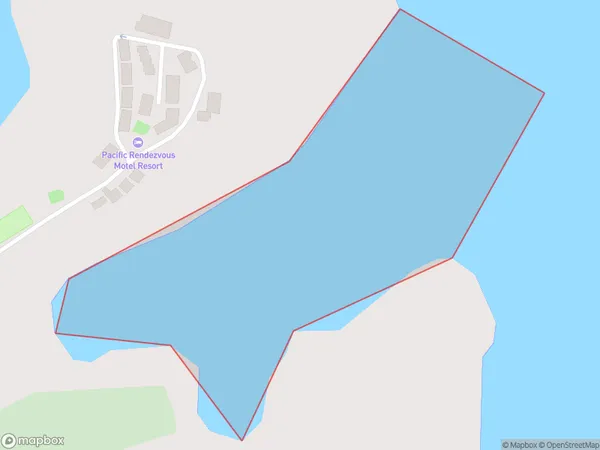 Te Waite Bay, Northland Polygon Area Map