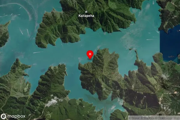 Te Weka Bay,Marlborough Satellite Map