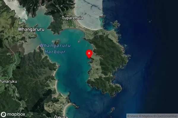 Teparapara Bay,Northland Satellite Map